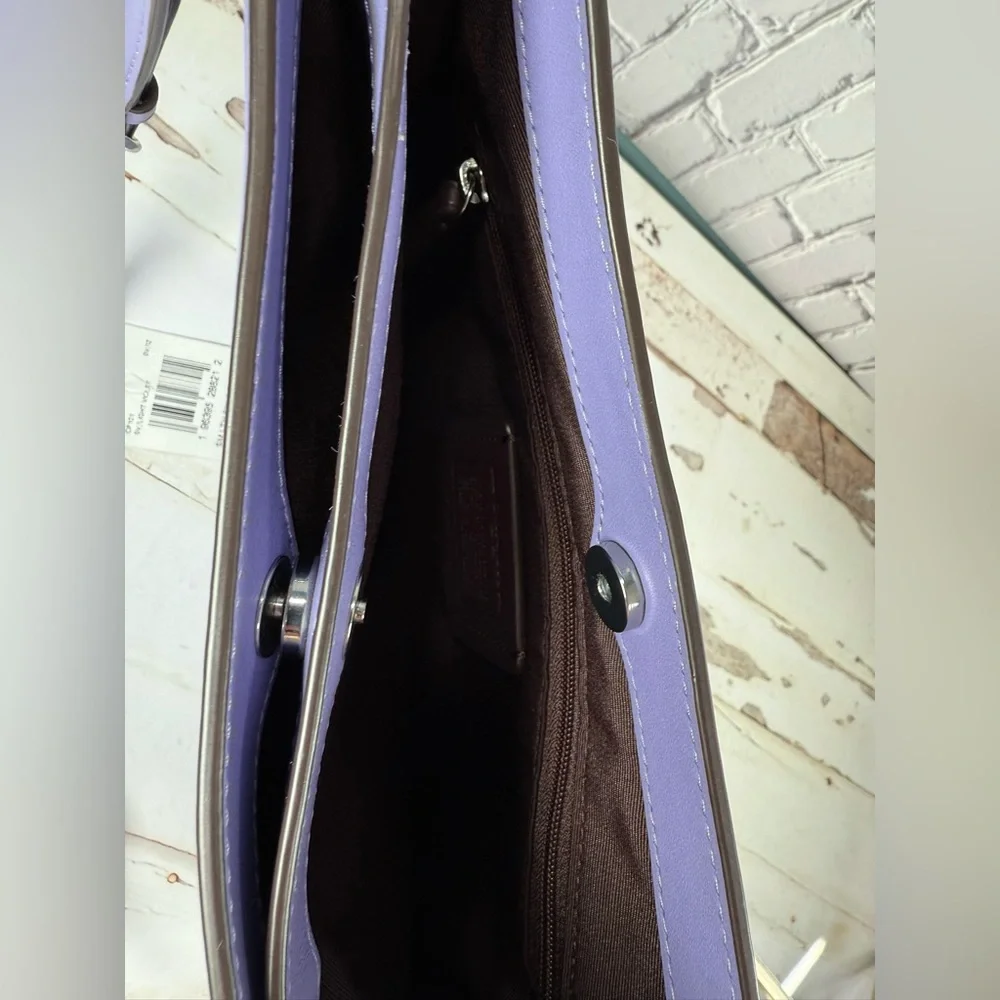 Coach outlet item Coach Penelope Shoulder Bag purple silver NWT - Picture 6 of 6